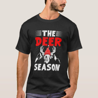 Het dieper seizoen gaat over de kerstman en Antler T-shirt