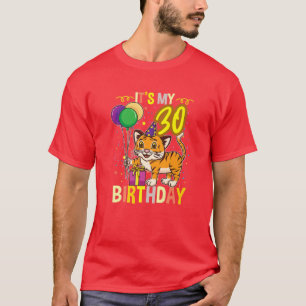 Het Dierenvriend van mijn 30e verjaardag tijger T-shirt