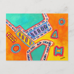 Het dierlijke Abstracte Briefkaart van Dromen