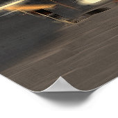 Het digitale effect van de band van stijl "indruk" poster (Hoek)