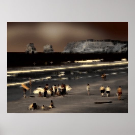 Het digitale effect van de band van stijl "indruk" poster (Voorkant)