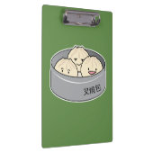 Het dim sum Chinees ontbijt gestoomd bbq van het Klembord (Rechts)