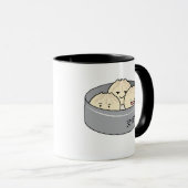 Het dim sum Chinees ontbijt gestoomd bbq van het Mok (Voorkant rechts)