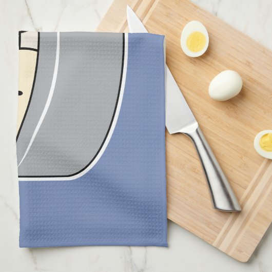 Het dim sum Chinees ontbijt gestoomd bbq van het Theedoek (Quarter Fold)