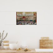 Het diner in de Salle des Spectacles op Poster (Keuken)