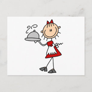 Het diner is Served Tshirts en Gifts Briefkaart