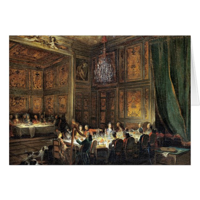 Het diner van de Conti-prins in de tempel (Voorkant Horizontaal)