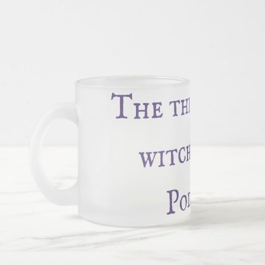 Het ding over heksenjachten podcast Mok (Links)