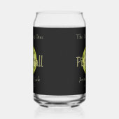 Het Dinking Duo of Dude Pickleball Ball Beer Blikvorm Glas (Rechts)