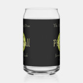 Het Dinking Duo of Dude Pickleball Ball Beer Blikvorm Glas (Links)