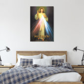 HET DIVINE MERCY DEVOTIONAL AFBEELDING CANVAS AFDRUK (Insitu (Slaapkamer))