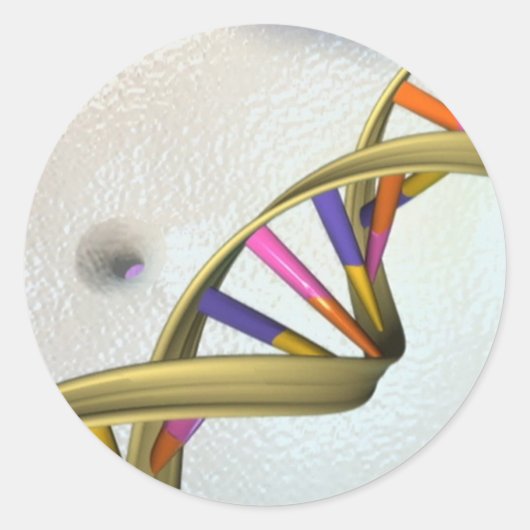 Het DNA-Collectie Ronde Sticker (Voorkant)