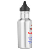 Het DNA in het menselijk lichaam - wetenschapsfeit Waterfles (Links)