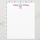 Het document van Kerstmis van de Kroon van (Voorkant / Achterkant)