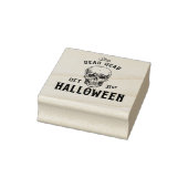 Het dode hoofd 	rubberstempel (Stempel)