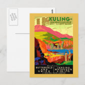 Het doden van Chinese reisposter. Briefkaart (Voorkant / Achterkant)