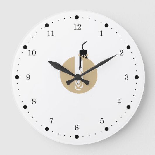 Het doel bereiken grote klok (Voorkant)