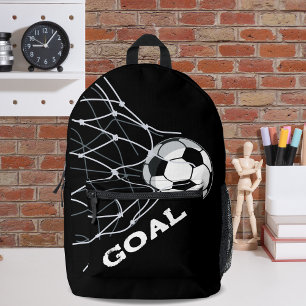 Het doel van het moderne voetbal Football Bedrukte Rugzak