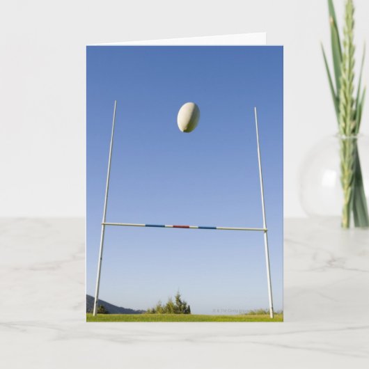 Het Doel van het rugby Kaart (Voorkant)