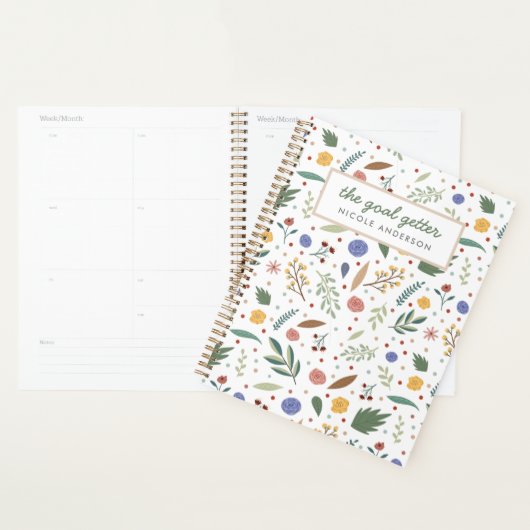 Het doel vangt floreel patroon planner (Display)