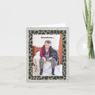 Het doet alsof het normaal is, maar het koor kaart