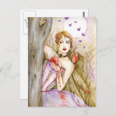 Het donkere Briefkaart van de Dark Fairies-reeks (Voorkant / Achterkant)