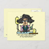 Het Donkere Haar van de Bijwerking van het Briefkaart (Voorkant / Achterkant)