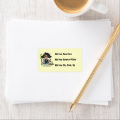 Het Donkere Haar van de Bijwerking van het Etiket (Insitu)