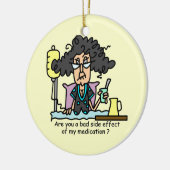 Het Donkere Haar van de Bijwerking van het Keramisch Ornament (Links)