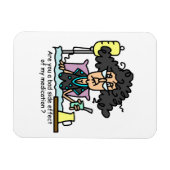 Het Donkere Haar van de Bijwerking van het medicij Magneet (Horizontaal)