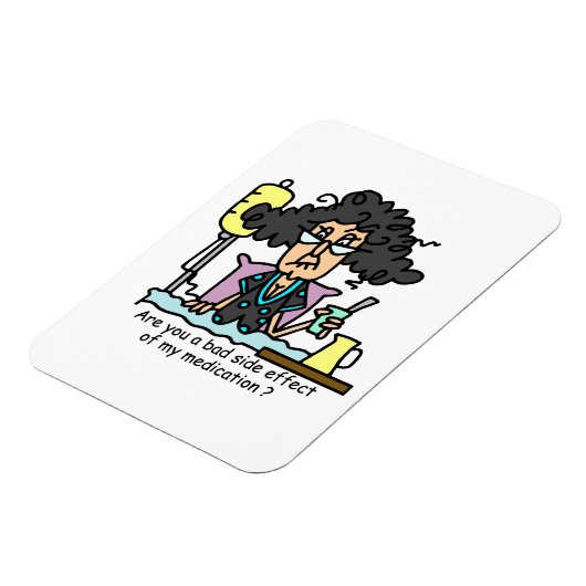 Het Donkere Haar van de Bijwerking van het medicij Magneet (Linkerzijde)