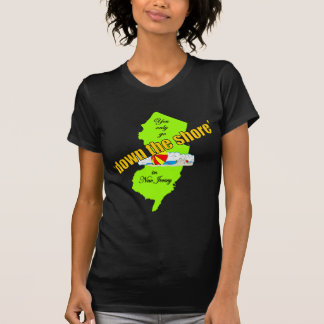 Het donkere shirt van de Jersey Shore