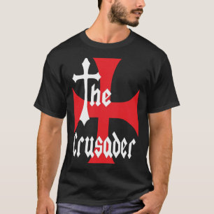 Het donkere T-shirt van de kruisvaarder