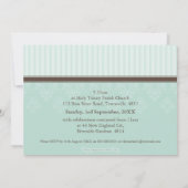 HET DOOPSEL NODIGT: UIT: heilige 1L Kaart (Achterkant)