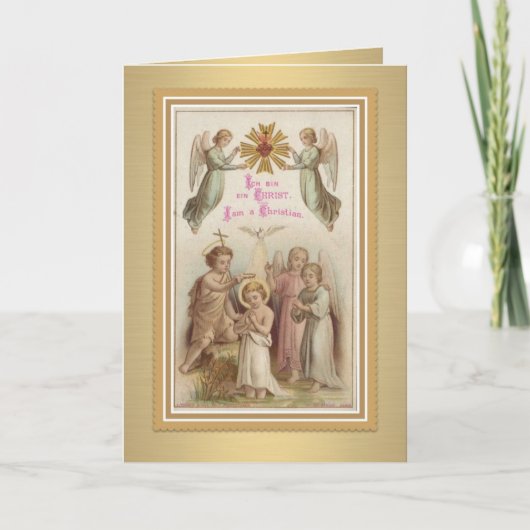 Het Doopsel w/Jesus, John van de jeugd Kaart (Voorkant)