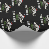 Het doorboren van de sneeuw cadeaupapier (Hoek)