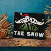 Het doorboren van de sneeuw fotoplaat (Zijkant)