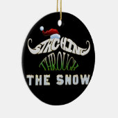 Het doorboren van de sneeuw keramisch ornament (Rechts)