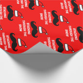 Het doorboren van het sneeuwkerstpapier cadeaupapier (Hoek)