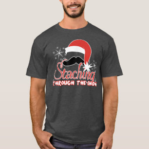 Het doorstaan van de sneeuwsnuitkerst t-shirt