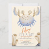 Het doorsturen van Waterverf onder het Baby shower Kaart (Voorkant)