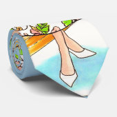 Het Doris Beste Stropdas van de Kunst. (Opgerold)