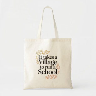 Het Dorp dat een School Drijft Quote Tote Bag