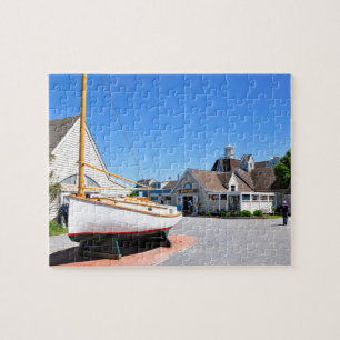 Het dorp Inlet bij Montauk Point Legpuzzel