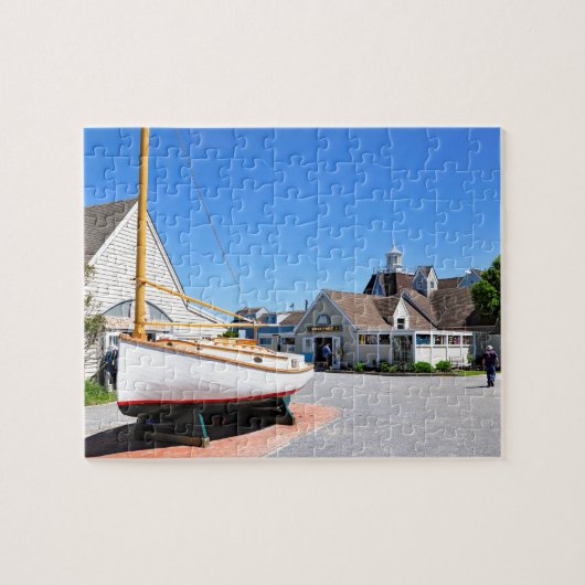 Het dorp Inlet bij Montauk Point Legpuzzel (Horizontaal)