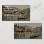 Het dorp Konigsee, Boven-Beieren, Duitsland Visitekaartje (Voorkant / Achterkant)