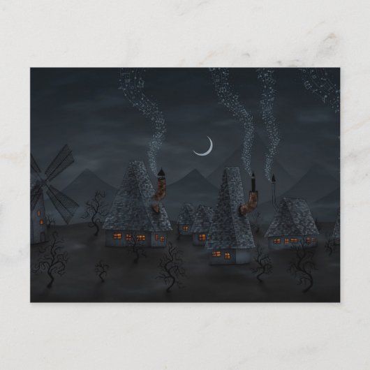 Het dorp Musicians Briefkaart (Voorkant)