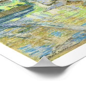 Het dorp (pastel op papier) poster (Hoek)