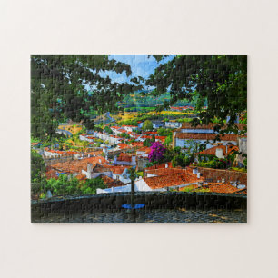 Het dorp Real Portugal — Obidos Castled Legpuzzel