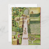 Het dorp Secoton Briefkaart (Voorkant / Achterkant)